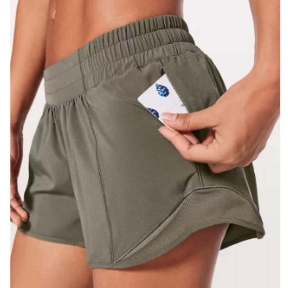 hottty hot low rise lined short 4" Sage - Picture 1 of 5